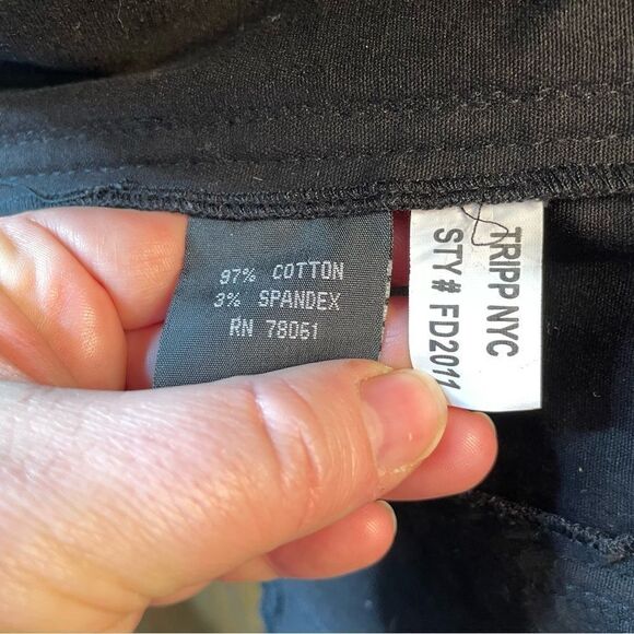 Tripp NYC Vintage Corset Bustier Velvet Damask Lace-Up Goth Victorian X - Picture 4 of 9